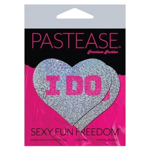 PASTEASE: “I DO” STICK ON PASTIES – Rain Clothing & Fashion Accessories Inc
