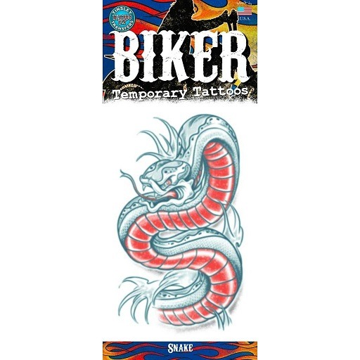snake-temporary-biker-tattoos