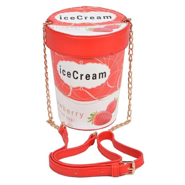 Ice-cream-purse-red