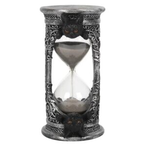 Black-Cat-Hourglass-Timer-17cm