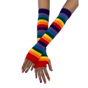 Rainbow-gloves