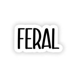Feral-Sticker
