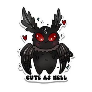 Mothman-Cute-As-Hell-Sticker