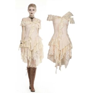Steampunk-irreqular-frilly-lace-dress-2