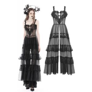 DW814-Goth-Transparent-Mesh-Lace-Heart-Maxi-Dress