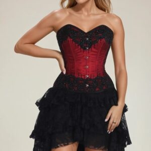 Ilse-Couture-Maroon-Overbust-Corset