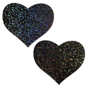 Black-Glitter-Heart-Nipple-Pasties-1