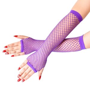 Purple-Fishnet-Arm-Sleeves